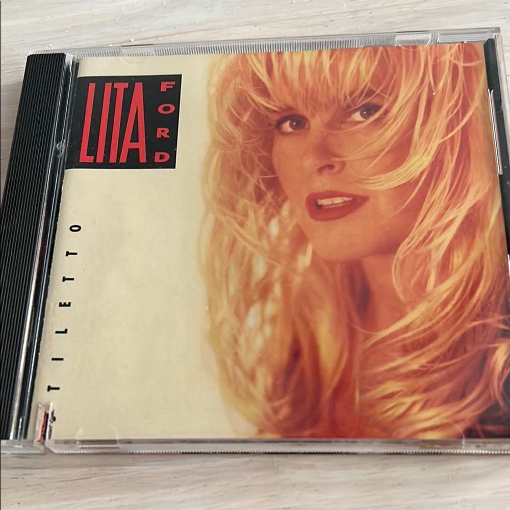 Stiletto CD Album - Black and Red